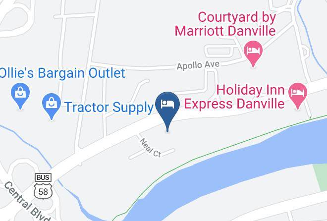 Danville City - Super 8 By Wyndham Danville Va Maps