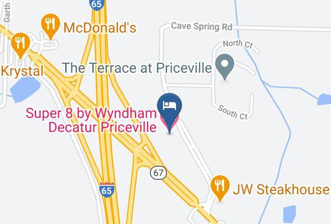 Super 8 By Wyndham Decatur Priceville Map