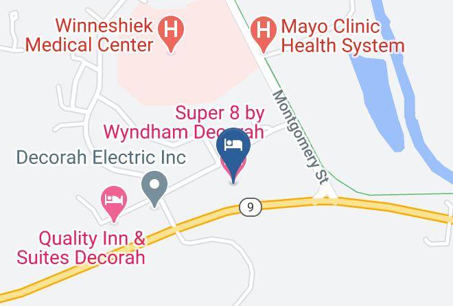 Winneshiek - Super 8 By Wyndham Decorah Maps