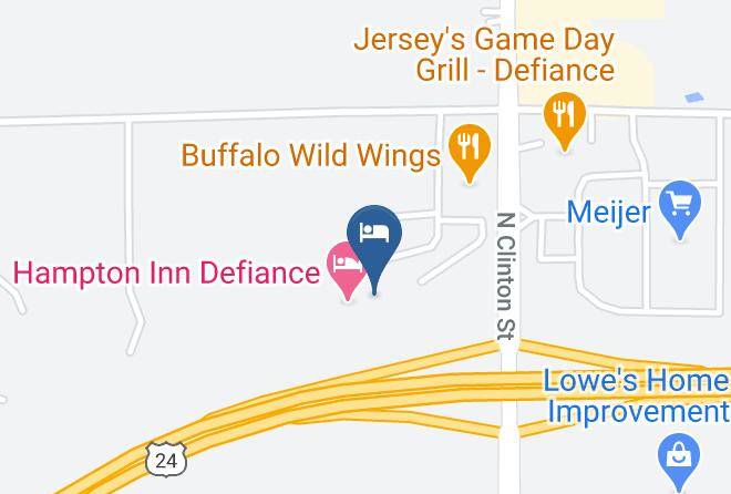 Defiance - Super 8 By Wyndham Defiance Maps
