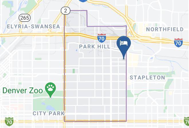 Denver - Super 8 By Wyndham Denver Stapleton Maps