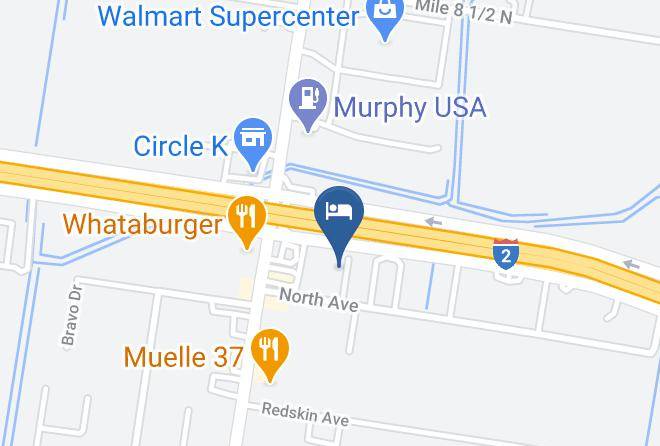 Hidalgo - Super 8 By Wyndham Donna Maps
