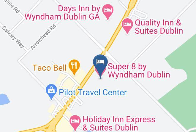 Laurens - Super 8 By Wyndham Dublin Maps