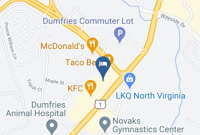 Prince William - Super 8 By Wyndham Dumfries Quantico Maps