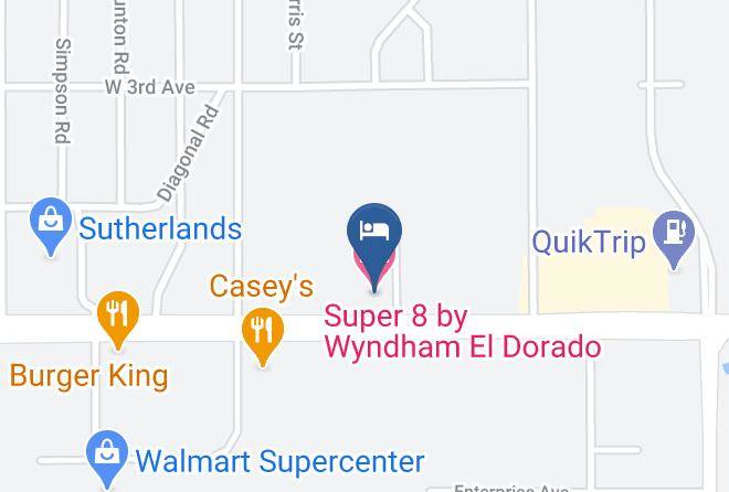 Butler - Super 8 By Wyndham El Dorado Maps