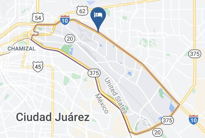 El Paso - Super 8 By Wyndham El Paso Airport Maps
