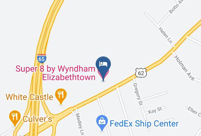 Hardin - Super 8 By Wyndham Elizabethtown Maps