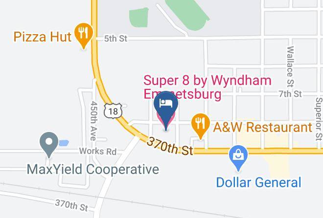 Palo Alto - Super 8 By Wyndham Emmetsburg Maps