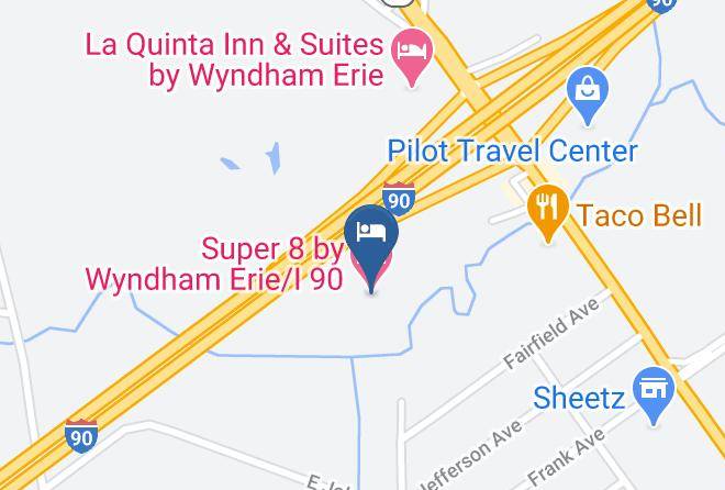 Erie - Super 8 By Wyndham Erie I 90 Maps