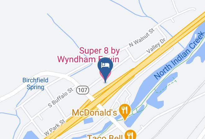 Unicoi - Super 8 By Wyndham Erwin Maps