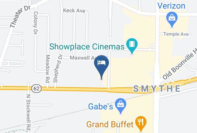 Vanderburgh - Super 8 By Wyndham Evansville East Maps