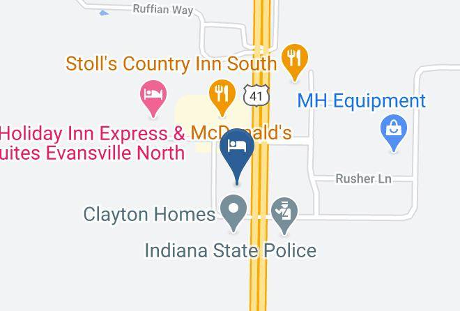 Vanderburgh - Super 8 By Wyndham Evansville North Maps