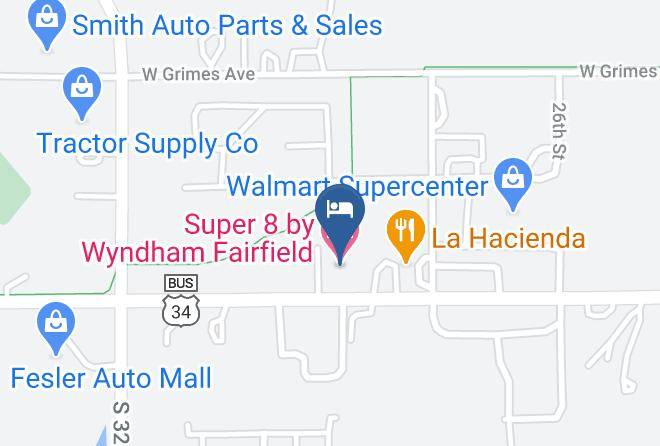 Jefferson - Super 8 By Wyndham Fairfield Maps