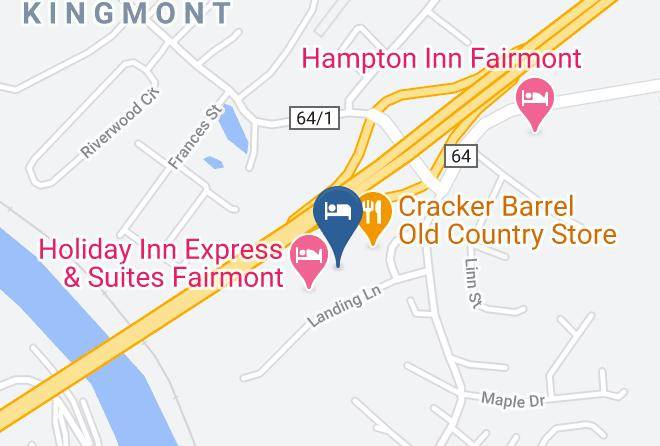 Marion - Super 8 By Wyndham Fairmont Maps