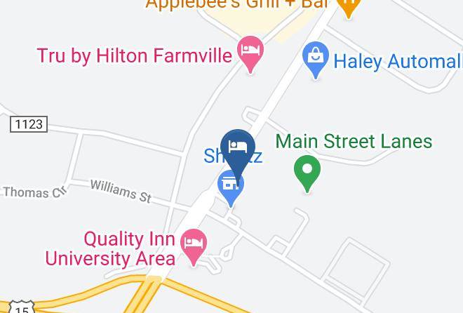 Prince Edward - Super 8 By Wyndham Farmville Maps