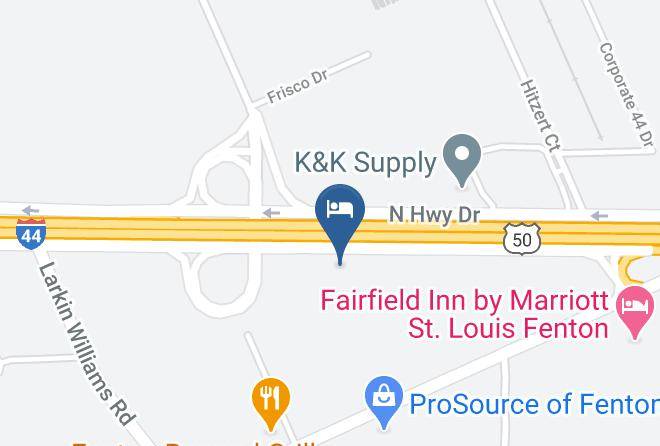 St Louis - Super 8 By Wyndham Fenton St Louis Area Maps