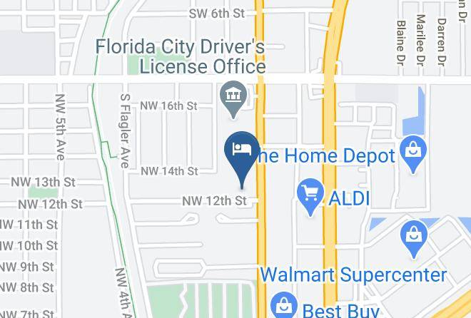 Miami Dade - Super 8 By Wyndham Florida City Homestead Everglades Maps