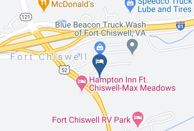 Super 8 By Wyndham Fort Chiswell Wytheville Area Map