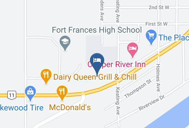 Rainy River - Super 8 By Wyndham Fort Frances Maps