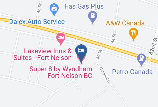 Northern Rockies - Super 8 By Wyndham Fort Nelson Bc Maps