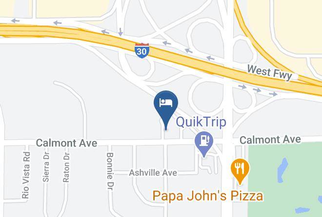 Super 8 By Wyndham Fort Worth Tx Map