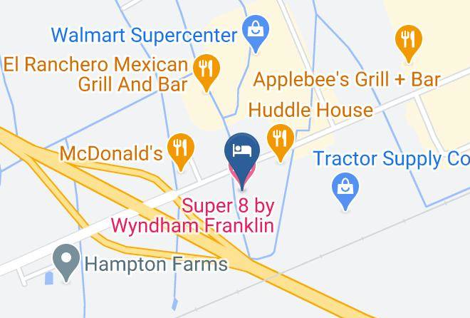 Franklin City - Super 8 By Wyndham Franklin Maps