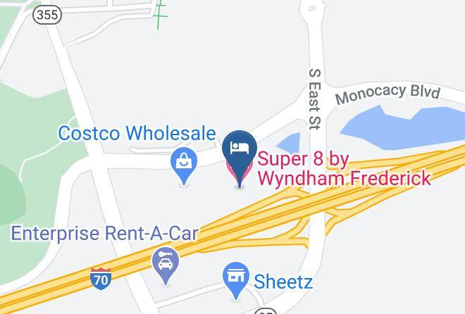 Frederick - Super 8 By Wyndham Frederick Maps