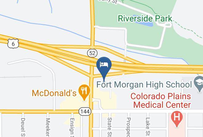 Morgan - Super 8 By Wyndham Ft Morgan Maps