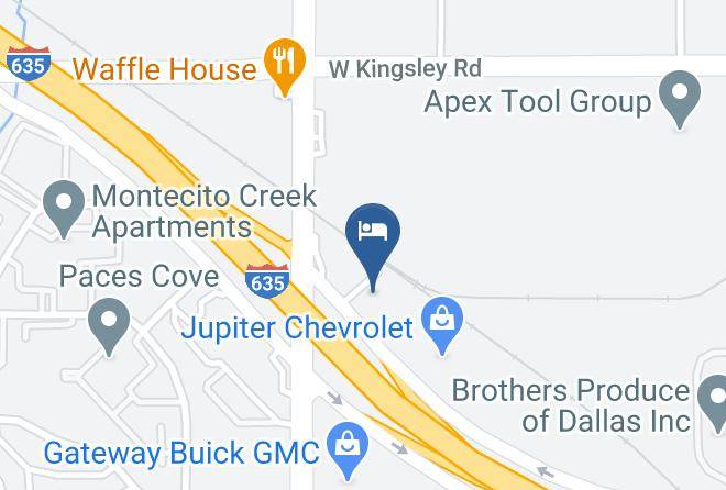 Dallas - Super 8 By Wyndham Garland North Dallas Area Maps