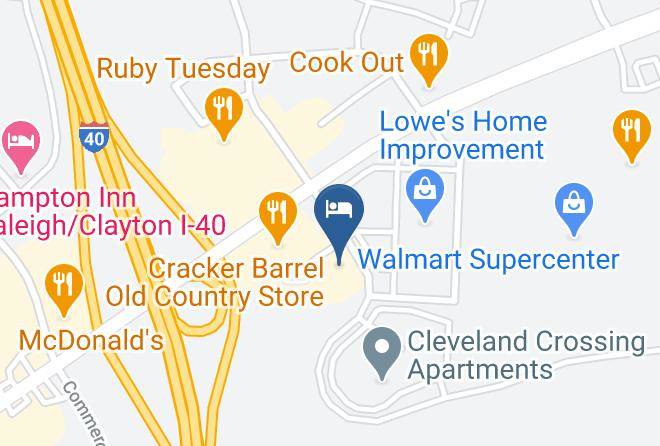 Super 8 By Wyndham Garner Clayton Raleigh Map