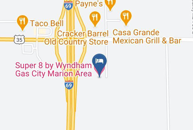 Grant - Super 8 By Wyndham Gas City Marion Area Maps