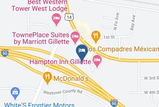 Campbell - Super 8 By Wyndham Gillette Maps
