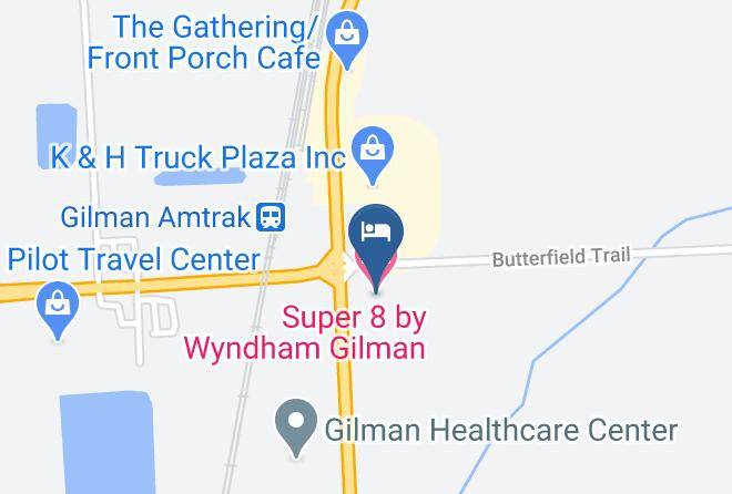 Iroquois - Super 8 By Wyndham Gilman Maps