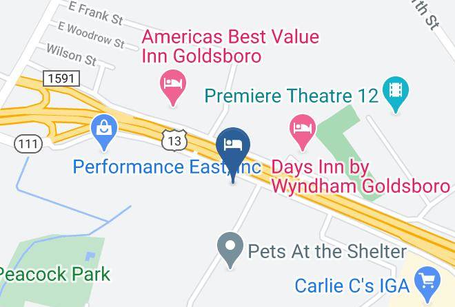 Wayne - Super 8 By Wyndham Goldsboro Maps
