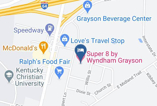 Carter - Super 8 By Wyndham Grayson Maps