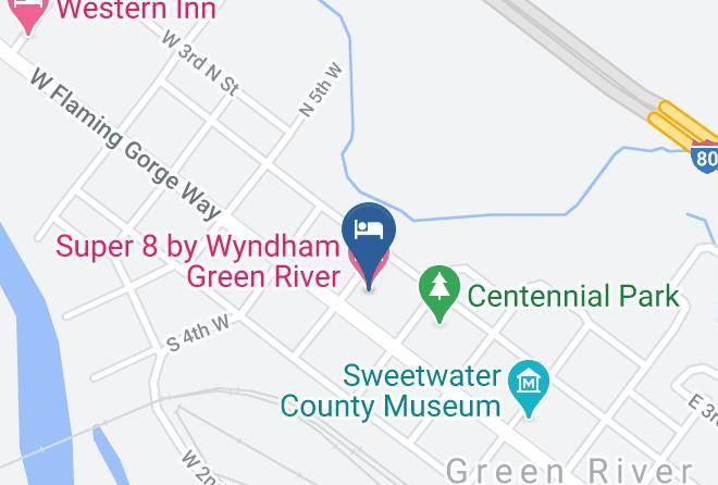 Sweetwater - Super 8 By Wyndham Green River Maps
