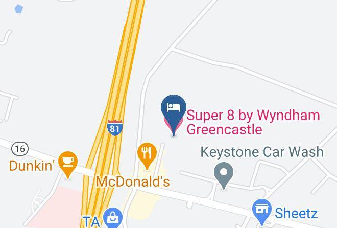 Franklin - Super 8 By Wyndham Greencastle Maps