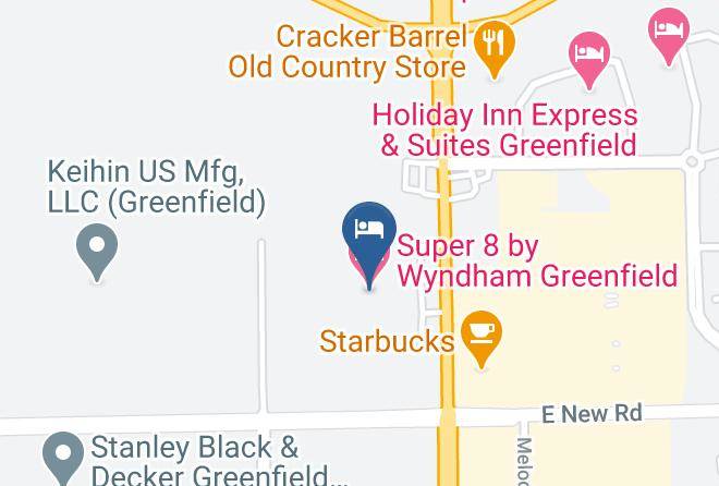 Hancock - Super 8 By Wyndham Greenfield Maps