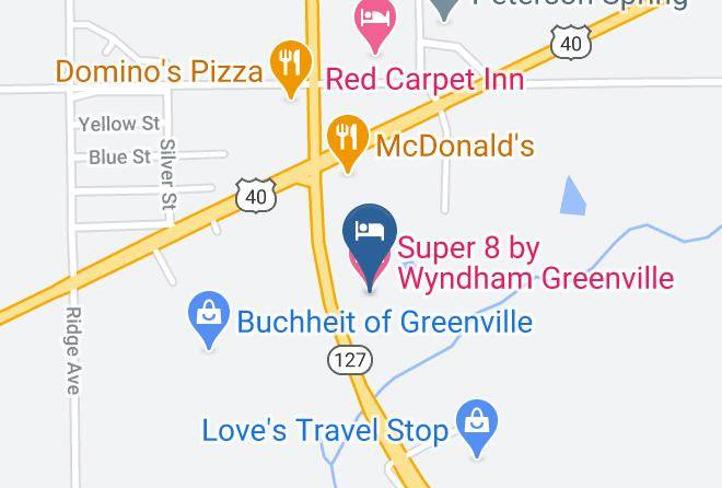 Bond - Super 8 By Wyndham Greenville Maps