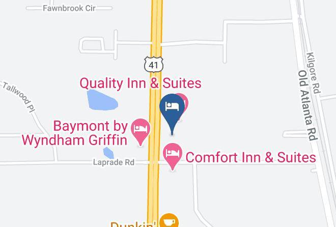 Spalding - Super 8 By Wyndham Griffin Maps