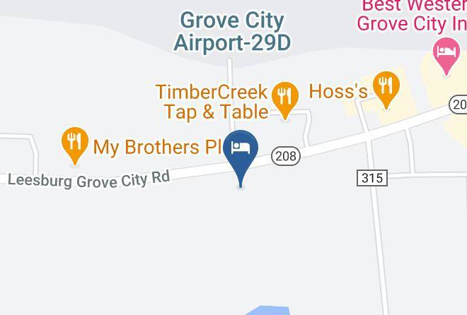 Super 8 By Wyndham Grove City Map