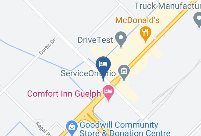 Wellington - Super 8 By Wyndham Guelph Maps