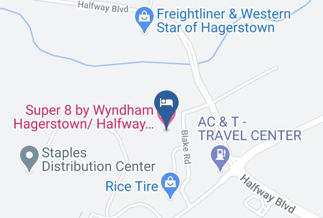 Washington - Super 8 By Wyndham Hagerstown Halfway Area Maps