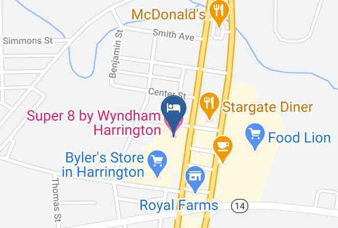 Kent - Super 8 By Wyndham Harrington Maps