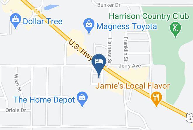 Boone - Super 8 By Wyndham Harrison Ar Maps