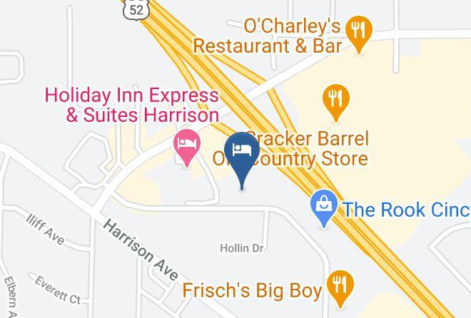Hamilton - Super 8 By Wyndham Harrison Oh Maps