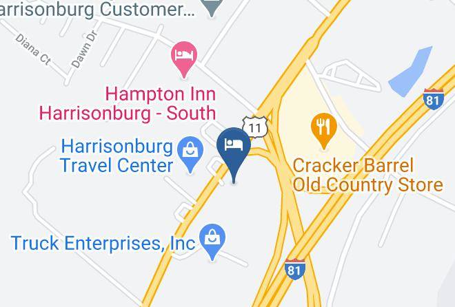 Harrisonburg City - Super 8 By Wyndham Harrisonburg Maps