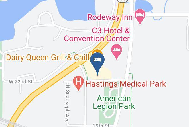 Super 8 By Wyndham Hastings Map