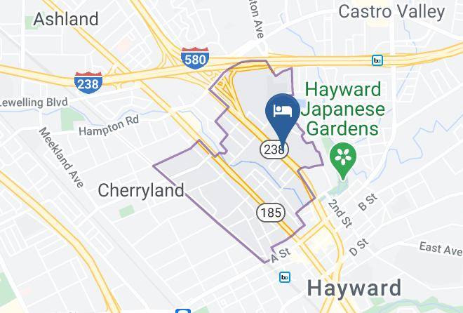 Alameda - Super 8 By Wyndham Hayward Downtown Maps