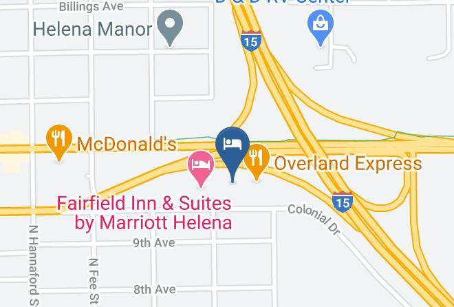 Lewis And Clark - Super 8 By Wyndham Helena Maps